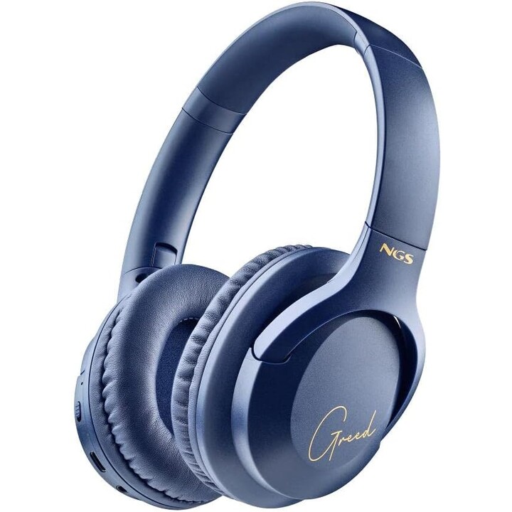 Kabellose Kopfhörer NGS Artica Greed/ mit Mikrofon/ Bluetooth/ Blau