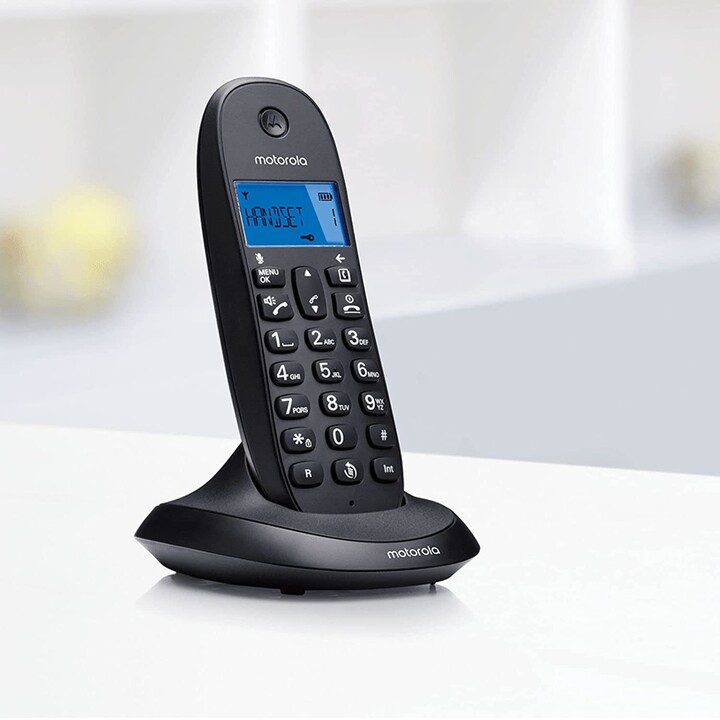 MOTOROLA C1001CB+ cordless DECT phone black