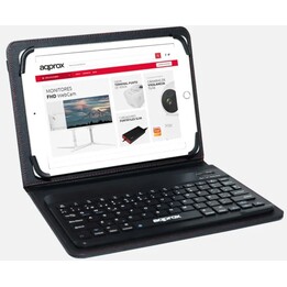 Approx APPIPCK06V2 custodia per tablet con tastiera Bluetooth 9,7-10,5" nera
