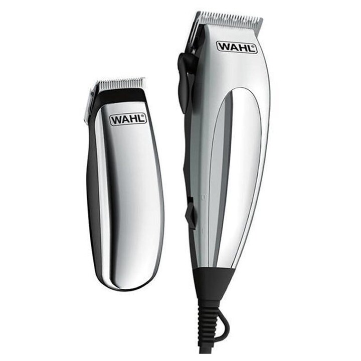 Máquina de cortar cabelo Wahl Deluxe HomePro + aparador/16 acessórios