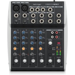 Behringer XENYX 802S mixeur analogique 8 entrées avec USB, noir