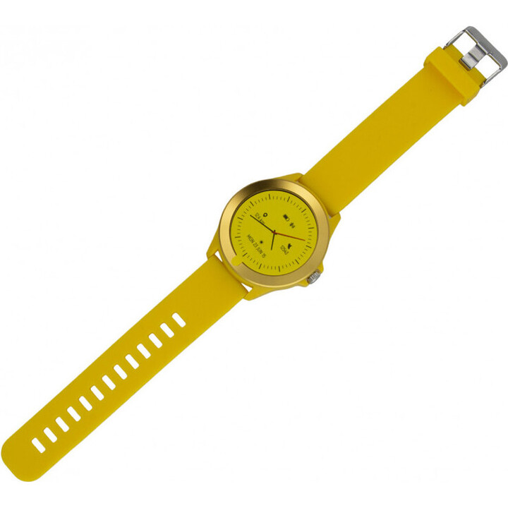 Smartwatch Forever Colorum CW-300/ Notificaciones/ Frecuencia Cardíaca/ Amarillo