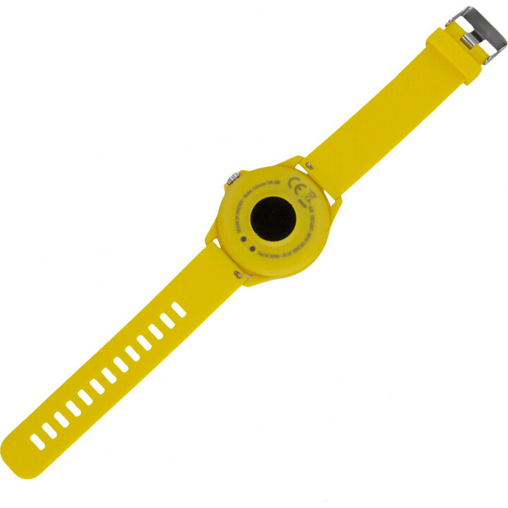 Smartwatch Forever Colorum CW-300/ Notificaciones/ Frecuencia Cardíaca/ Amarillo