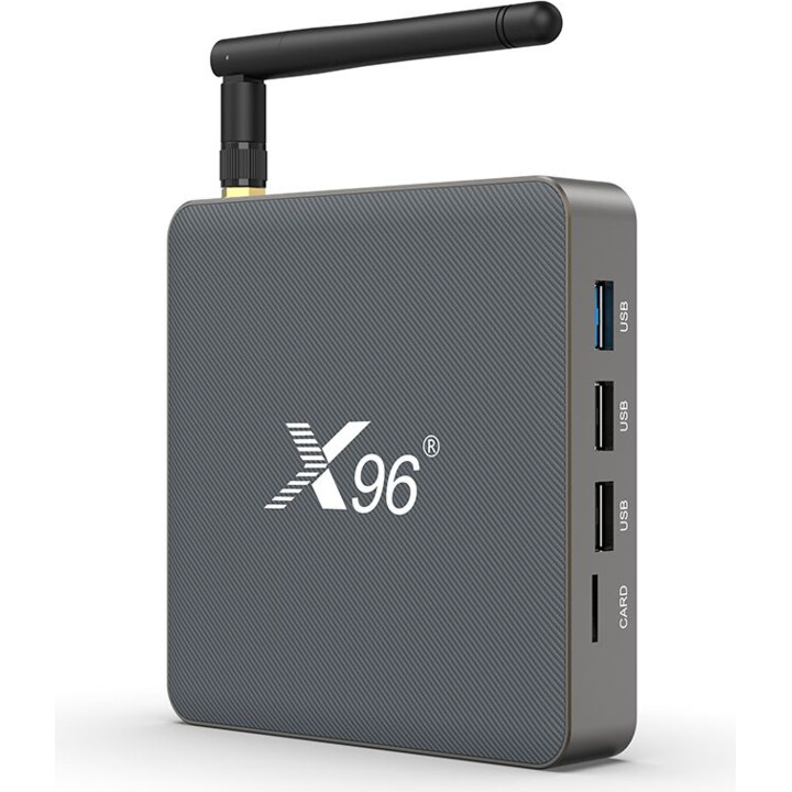 X96 X6 RK3566 8GB/128GB Wifi Duplo Bluetooth Controle por Voz Android 11 - Android TV