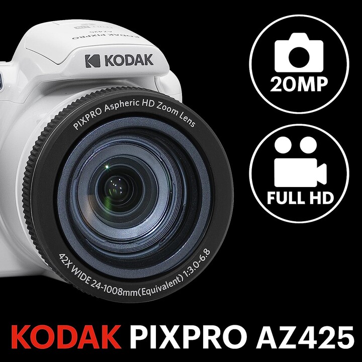 Kodak Cámara Digital Pixpro AZ425 Blanco