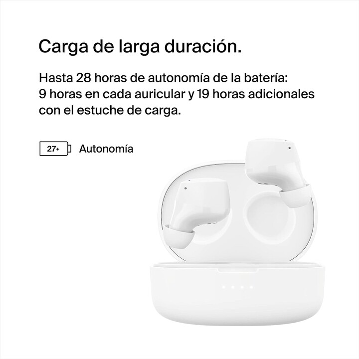 Belkin Soundform Bolt True Wireless Earbuds White