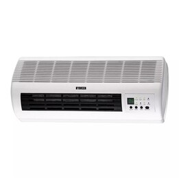 N'oveen HC1500, tenda d'aria con display LED a basso consumo energetico e telecomando per uso commerciale, bianco