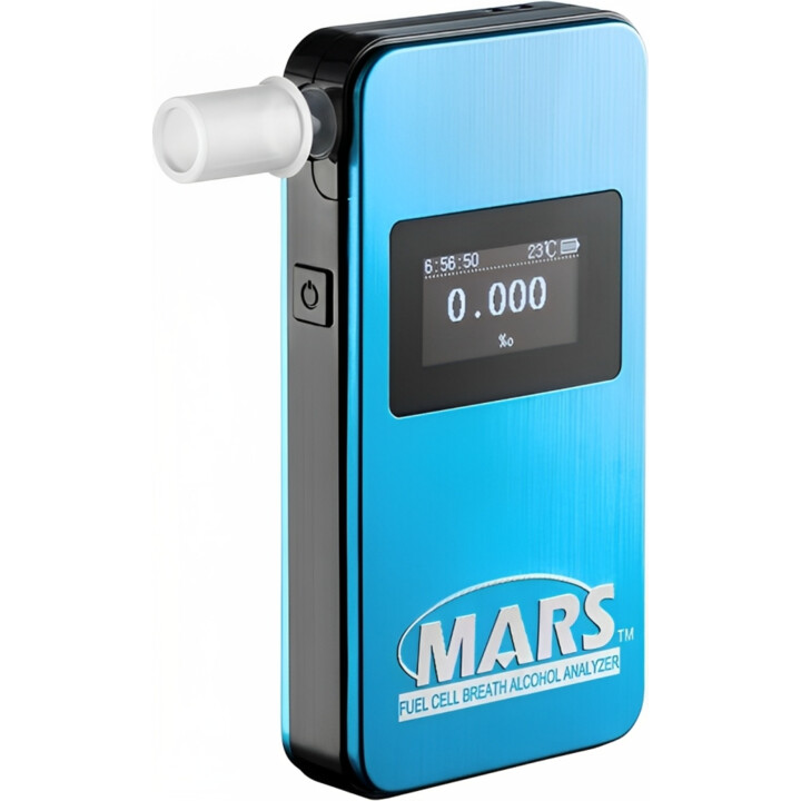 Alcovisor Alkoholtestgerät Elektrochemisch Mars BT Blau