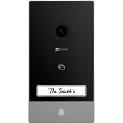 Système d'interphone vidéo EZVIZ HP7 noir et argent