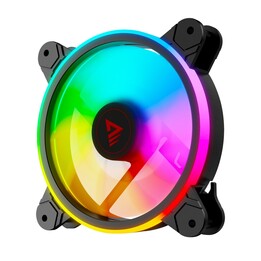SAVIO FAN-01 120mm ARGB fan in a pack of 4 units with controller and remote control