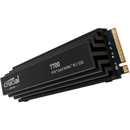 Crucial SSD T700 1TB PCIe Gen5 NVMe M.2 con Disipador de Calor