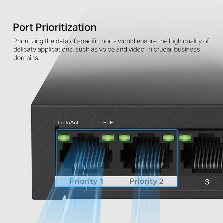SWITCH MERCUSYS 10 PORTS 10-100 8POE