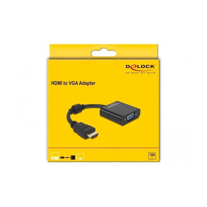 Adapter HDMI-A-Stecker VGA-Buchse