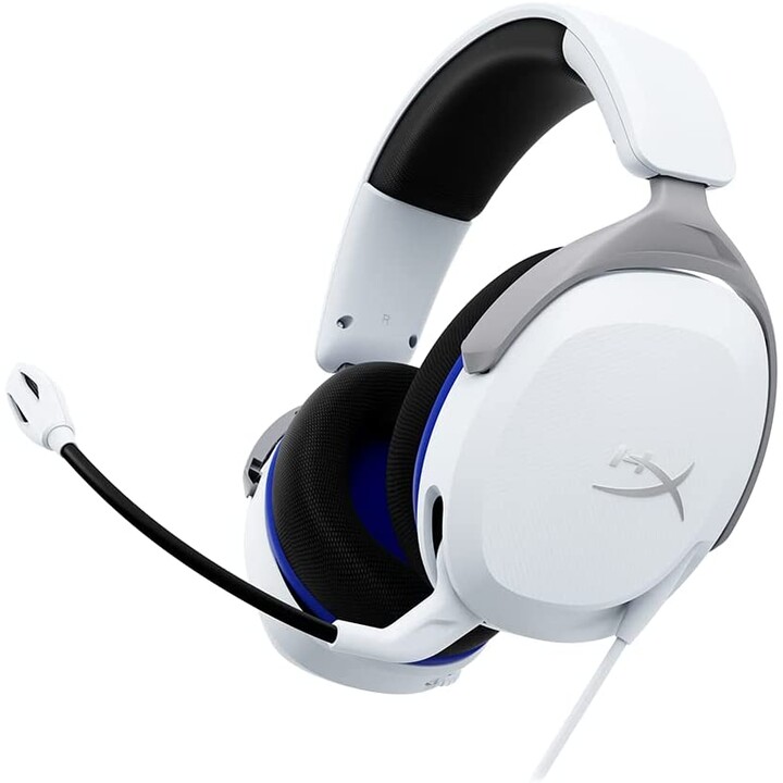 Headset para jogos Hyperx Cloud Stinger 2 Core, Ps, branco