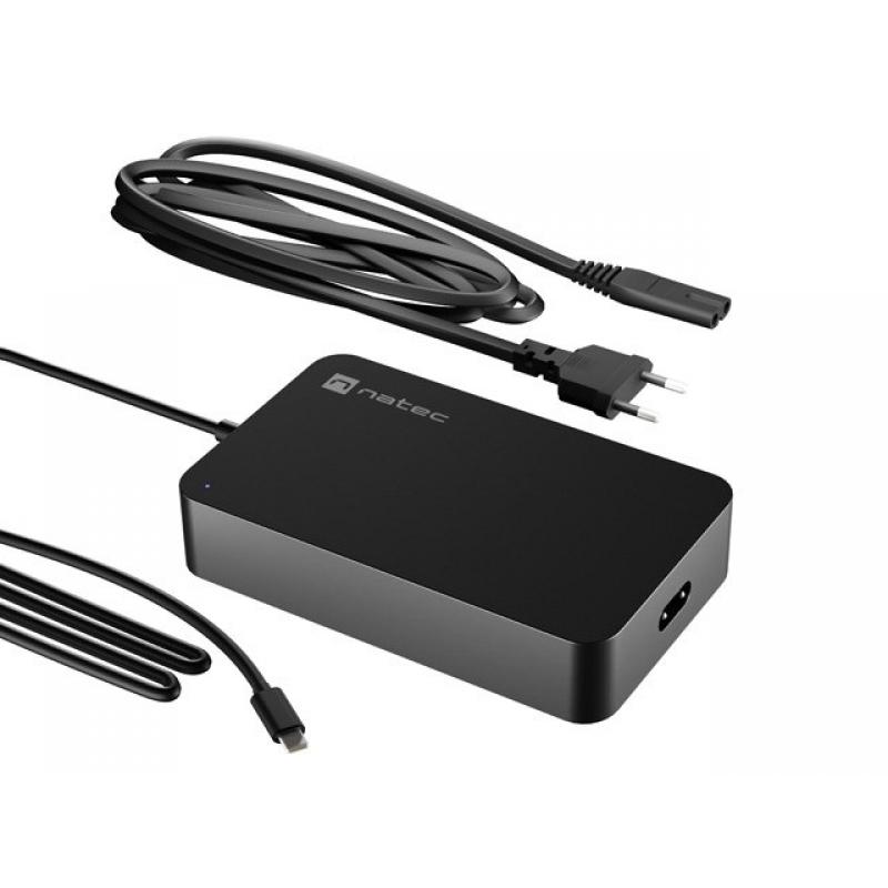 NATEC LAPTOP CHARGER GRAYLING USB-C 90W