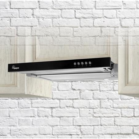 Campana del Gabinete Akpo WK-7 Light Glass 50 Negro