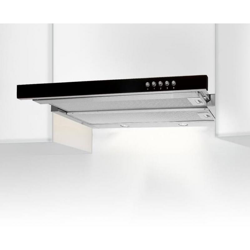 Campana del Gabinete Akpo WK-7 Light Glass 50 Negro