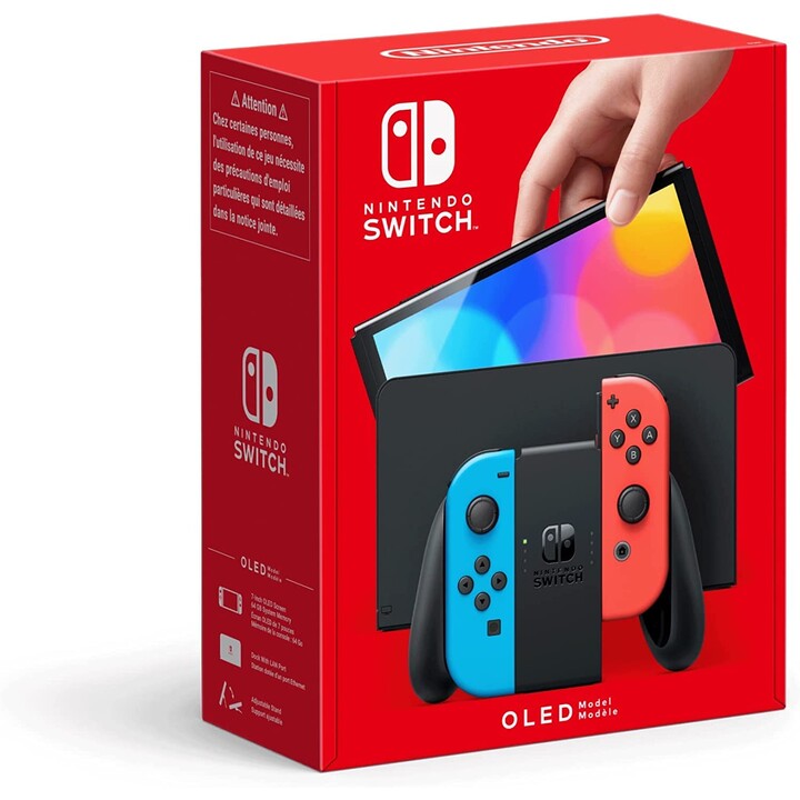 Nintendo Switch OLED Neon Rouge/bleu