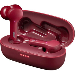 Cuffie Bluetooth JVC HA-A8T con custodia di ricarica/ 6 ore di autonomia/ Rosso