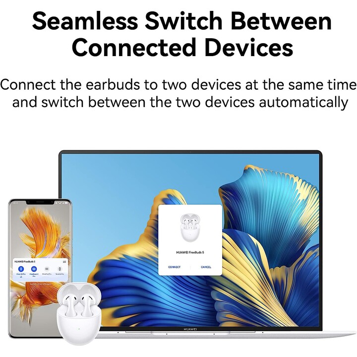 Huawei FreeBuds 5 Bluetooth Silver
