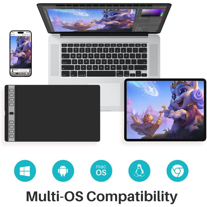 Inspiroy 2L Black Graphics Tablet