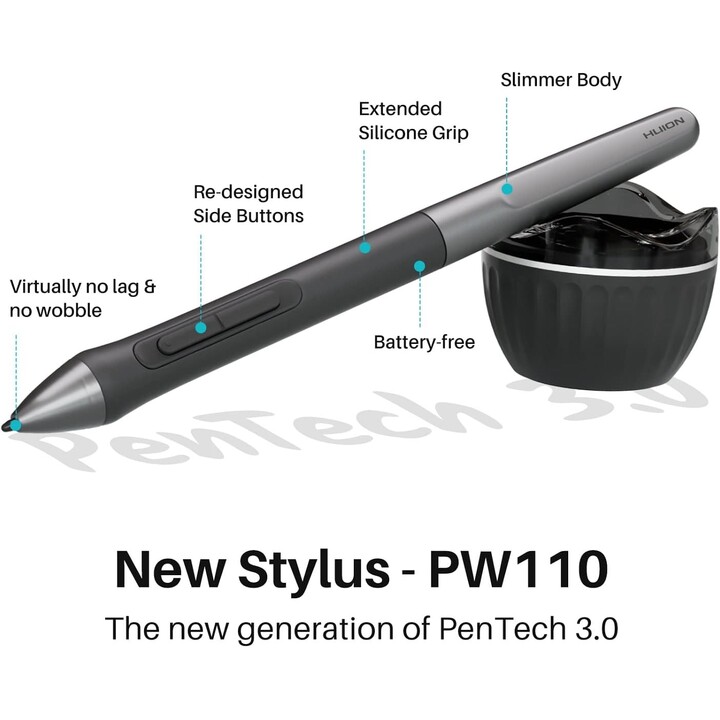 Inspiroy 2L Black Graphics Tablet