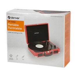 DENVER VPL-120RED USB turntable red