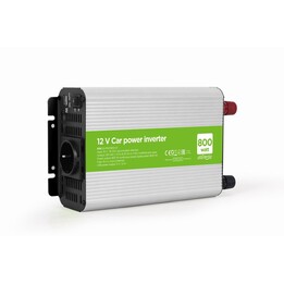 EnerGenie EG-PWC800-01 Power Adapter and Inverter Auto 800W Aluminum, Black