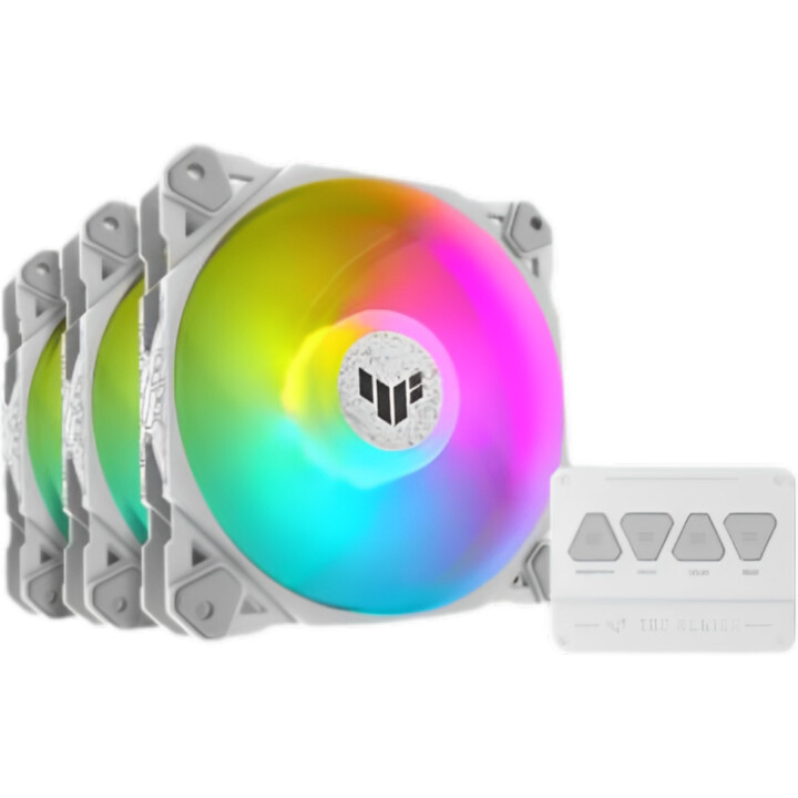 Asus TUF Gaming TF120 ARGB 120mm confezione da tre pezzi bianco