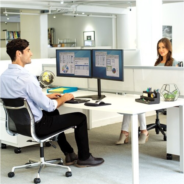 Fellowes Ergonomics brazo independiente para 2 monitores - horizontal Seasa - former Professional Series™.