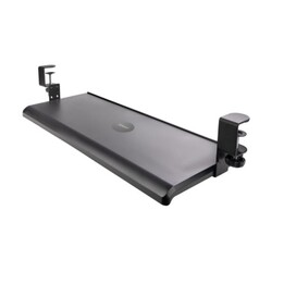 StarTech.com Under-Desk Keyboard Tray, Clamp-on Ergonomic Keyboard Holder, Up to 12kg (26.5lb), Sliding Keyboard and Mouse Drawe