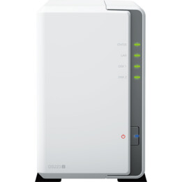 Synology DiskStation DS223J Desktop Ethernet NAS Storage Server Branco