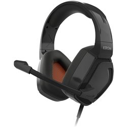 Krom Kopa Pro Auriculares Alámbrico Diadema Juego Negro