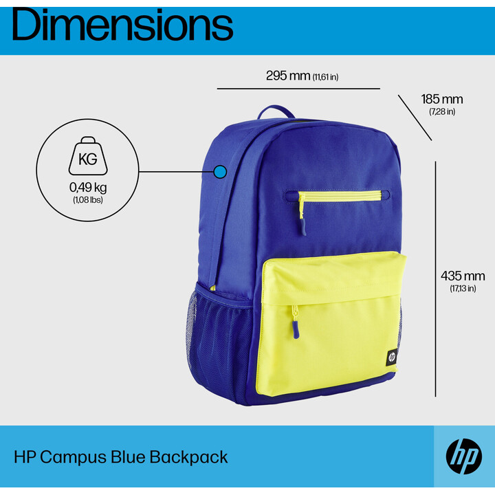 Mochila HP Campus azul