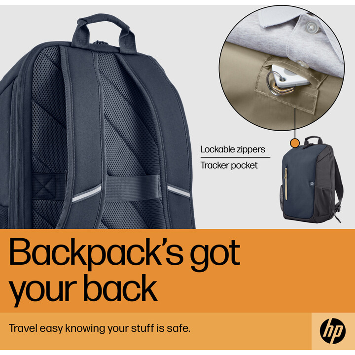 Hp travel 18l 15.6 igr laptop indietro