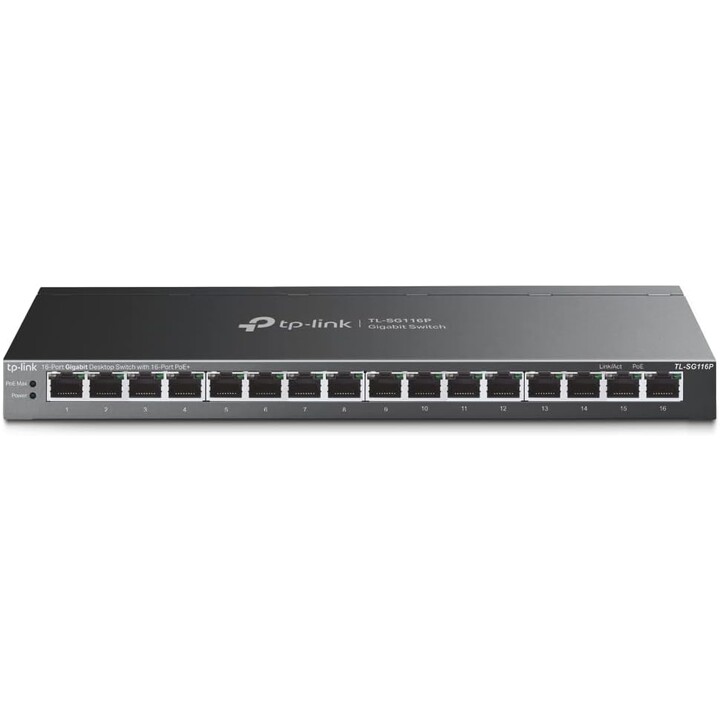 TP-LINK Switch TL-SG116P 16 Port POE