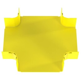 Panduit FRFWC12X4LYL 4-way Cross Connection, PC/ABS Plastic, 12x4, Yellow