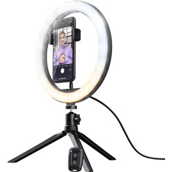 Anneau lumineux professionnel + écran Trust Maku+ / écran vert inclus