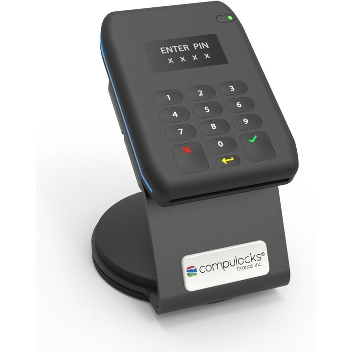 SlideDock security stand for EMV and smartphones