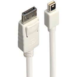 Lindy Cable mini dp a dp 5m Blanco