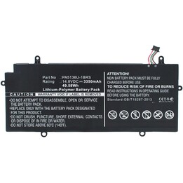 Batteria del computer portatile coreparts 14.8v 3350mah per toshiba