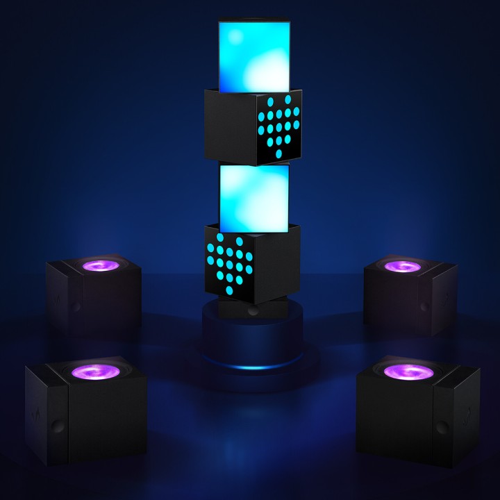 Lâmpada Inteligente Yeelight Cube - Matriz Light Gaming Cube - Pacote de Expansão