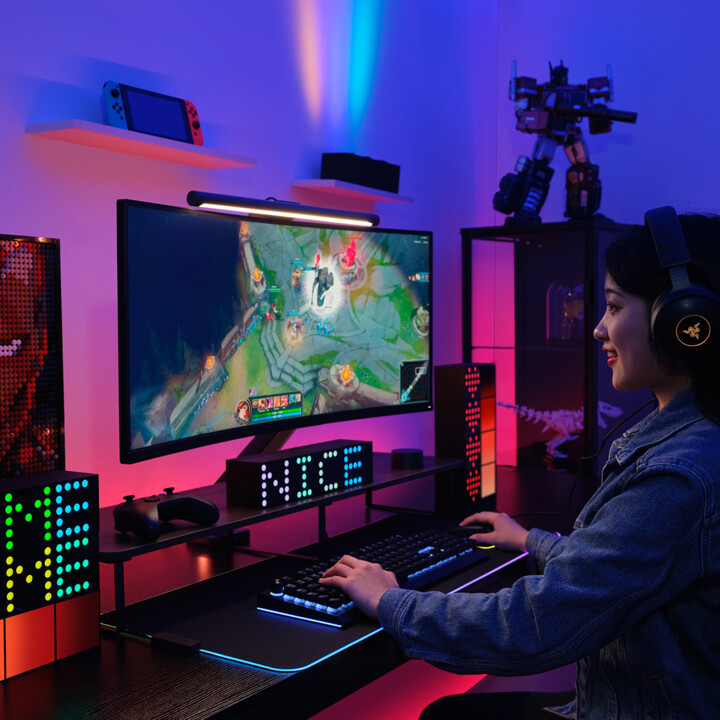 Yeelight Cube Smart Lamp - Light Gaming Cube Spot - Base radicata