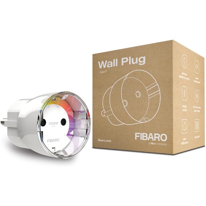 Fibaro FIBEFGWPF-102-5 Netzstecker-Adapter Typ F Weiß