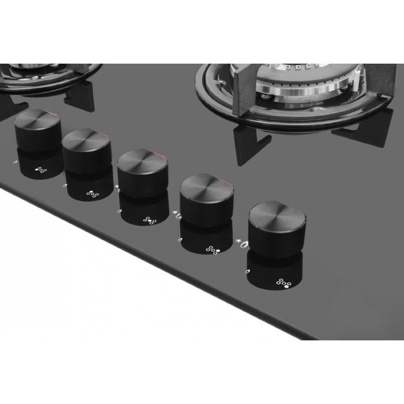 Amica PGCA7101AoB Negro Integrado 70 cm Encimera de gas 5 zona(s)