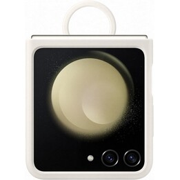 Samsung EF-PF731TUEGWW Silicone case with ring for Galaxy Z Flip5, cream