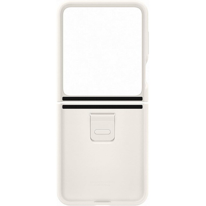 Samsung EF-PF731TUEGWW Silicone case with ring for Galaxy Z Flip5, cream