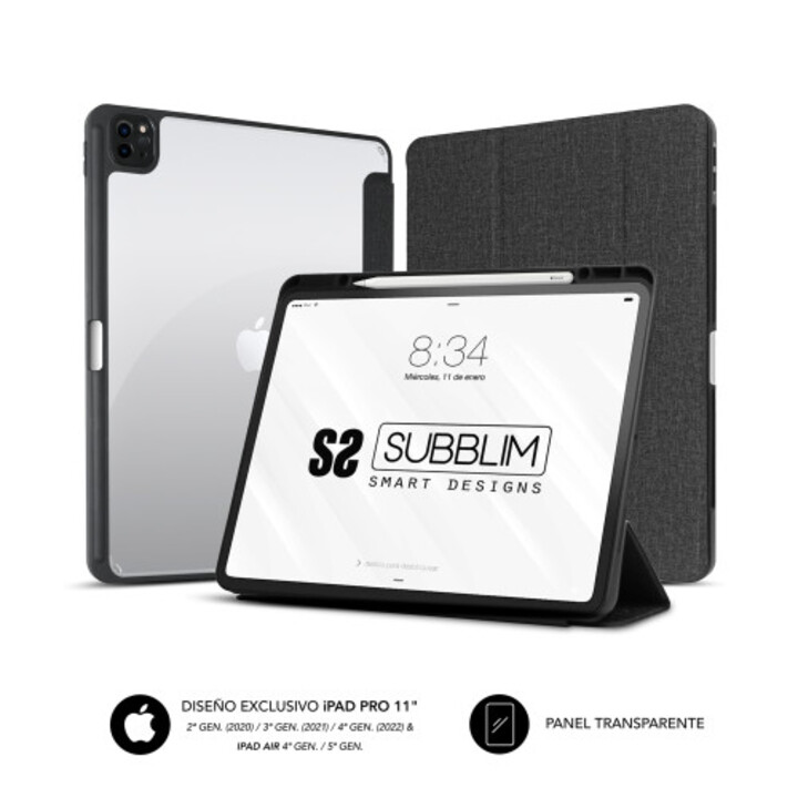 Subblim Tablet-Hülle Clear Shock Case Ipad Pro 11" 2022/2021/2020