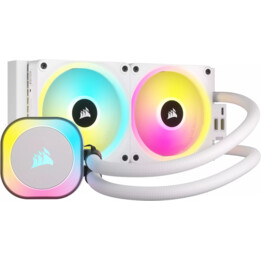 Corsair H100i Processeur Système de refroidissement hybride 12Cm Blanc