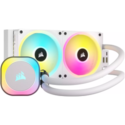 Corsair H100i Procesador Sistema De Refrigeración Híbrido 12 Cm Blanco